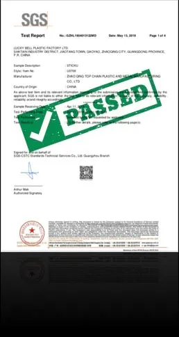 sgs certificate